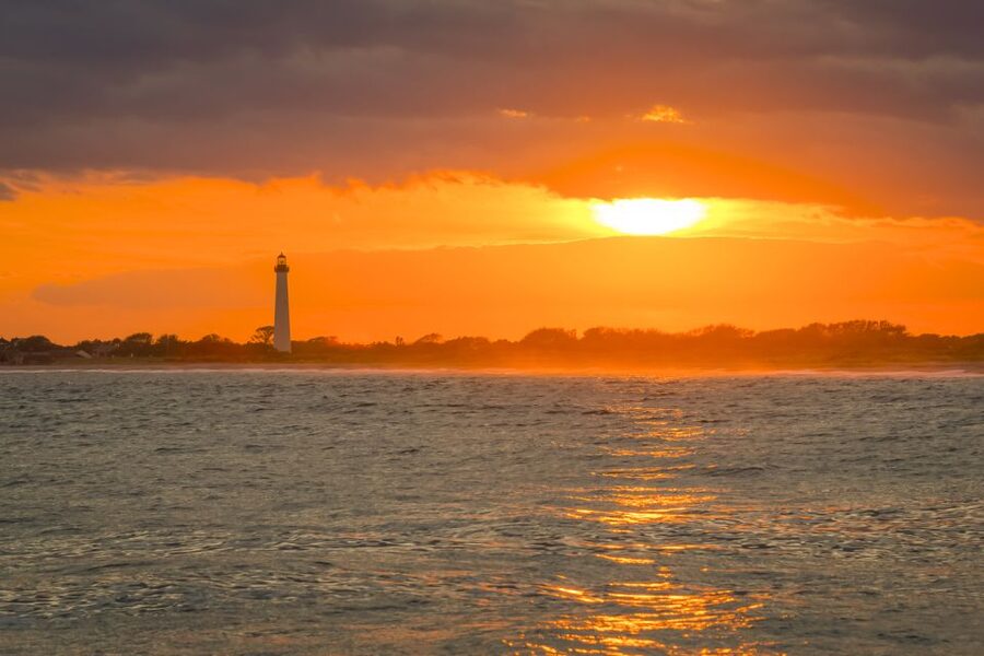 Cape May: Sunset Dinner Cruise on the Spirit of Cape May - The first views: Cape May, the bay, and the Jersey Shore