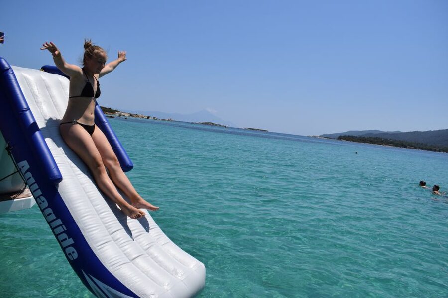 Chalkidiki: Blue Lagoon & Ammouliani Island Cruise & Lunch - From Ouranoupoli to the Sithonia coast