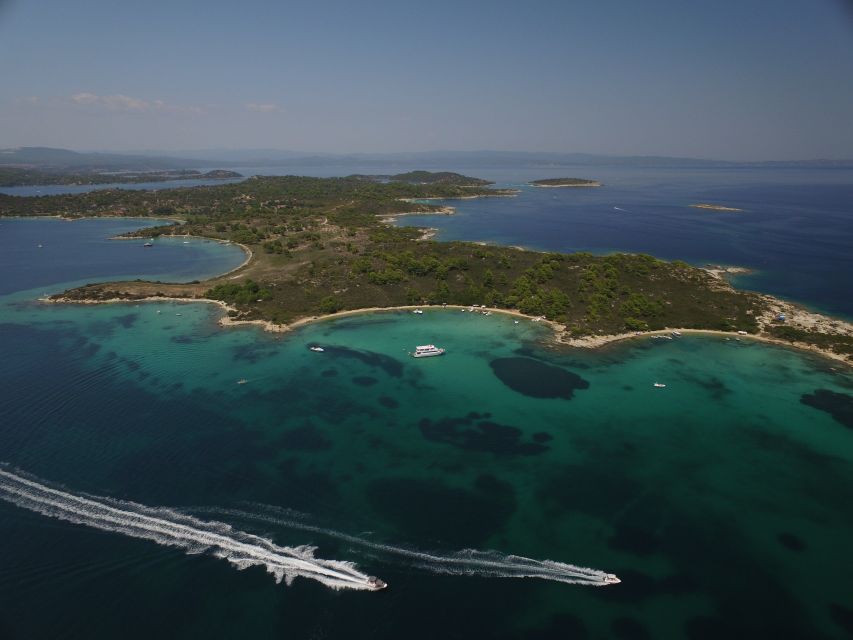 Chalkidiki: Blue Lagoon & Ammouliani Island Cruise & Lunch - The Blue Lagoon stop near Diaporos