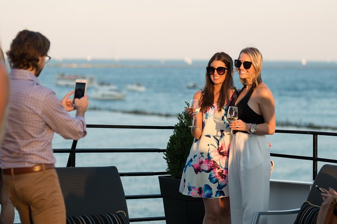 City Cruises Boston Premier Dinner Cruise on Odyssey - Observation decks, music, and the evening mood