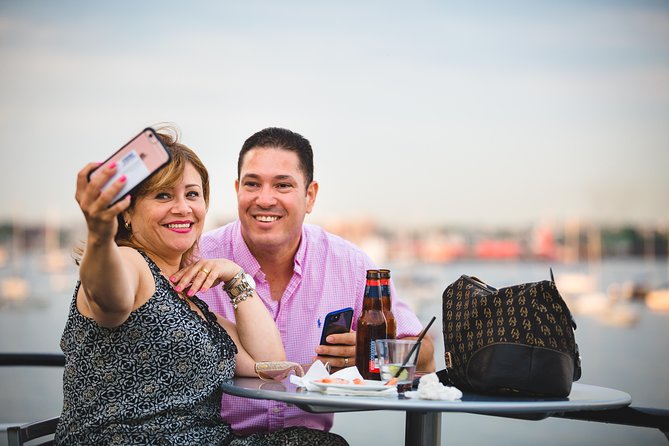 City Cruises Boston Premier Dinner Cruise on Odyssey - Boarding at Rowes Wharf and getting settled