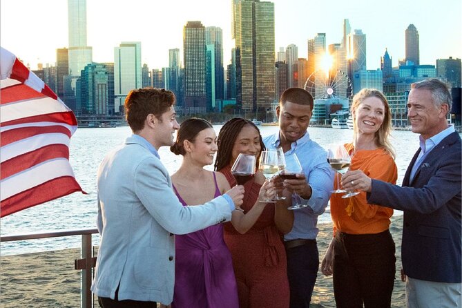 City Cruises Chicago: Fireworks Premier Plus Dinner Cruise - What dinner includes, from first course to dessert