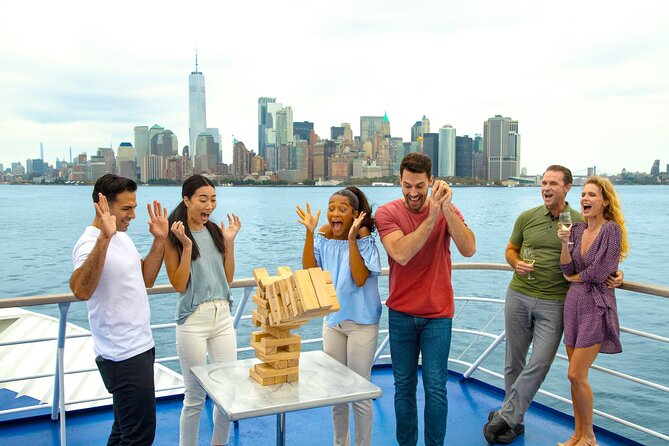 City Cruises New York Signature Lunch Cruise - The DJ changes the mood from sightseeing to celebration