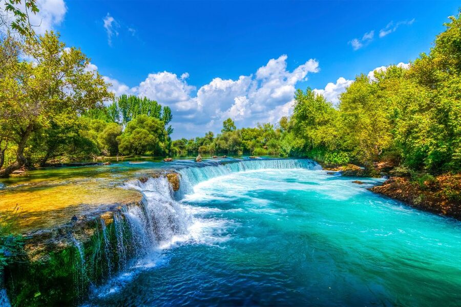 City of Side: Manavgat River Boat Lunch Cruise & Bazaar Tour - A river day with a Turkish market finish