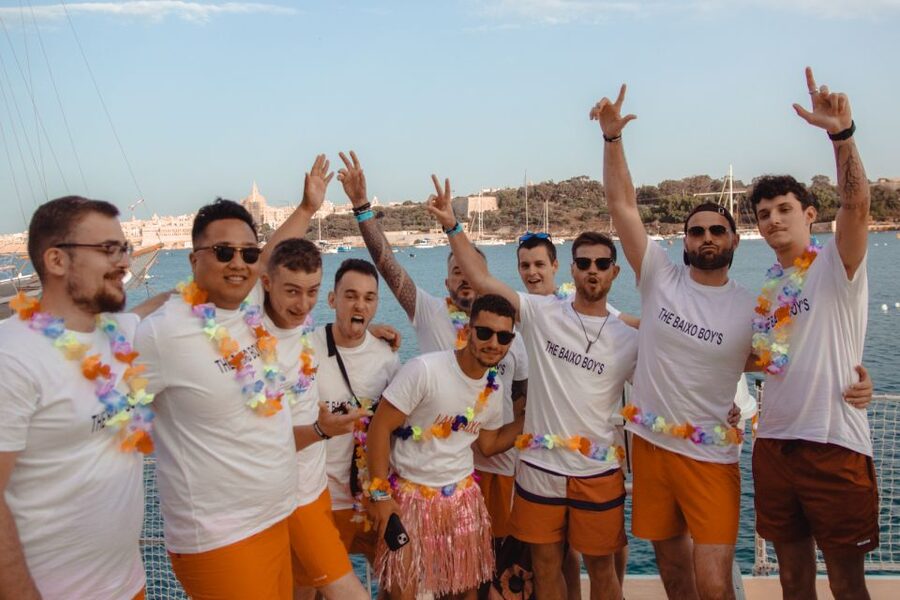 Comino: Blue Lagoon Catamaran Cruise with Lunch and Open Bar - Reaching the crowded Blue Lagoon by boat