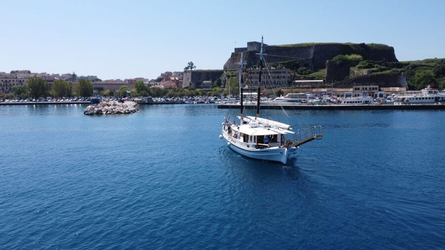 Corfu Town: Full-Day Cruise with Lunch, Drinks & Swim Stops - Two hours beneath the Eremitis Forest