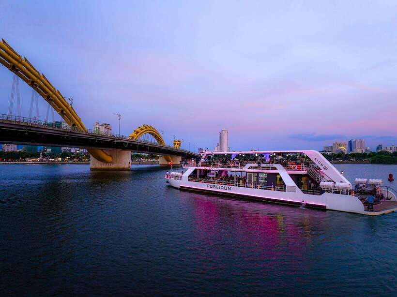 Da Nang: Poseidon Cruise with Dinner and Dragon Bridge Show - Arriving at 36 Bach Dang Street