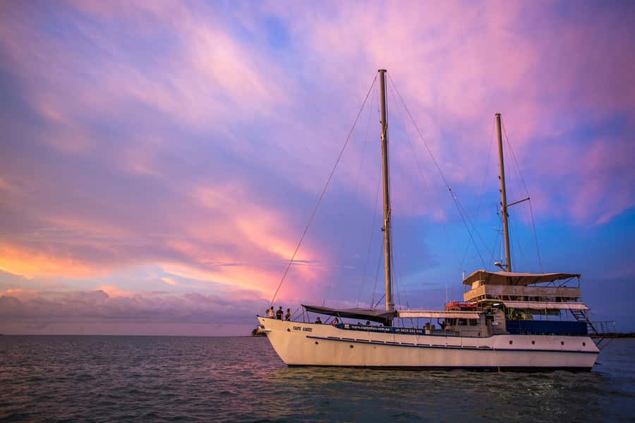 Darwin: Signature four course Sunset Dinner Cruise - What happens from 5:00 PM at Stokes Hill Wharf
