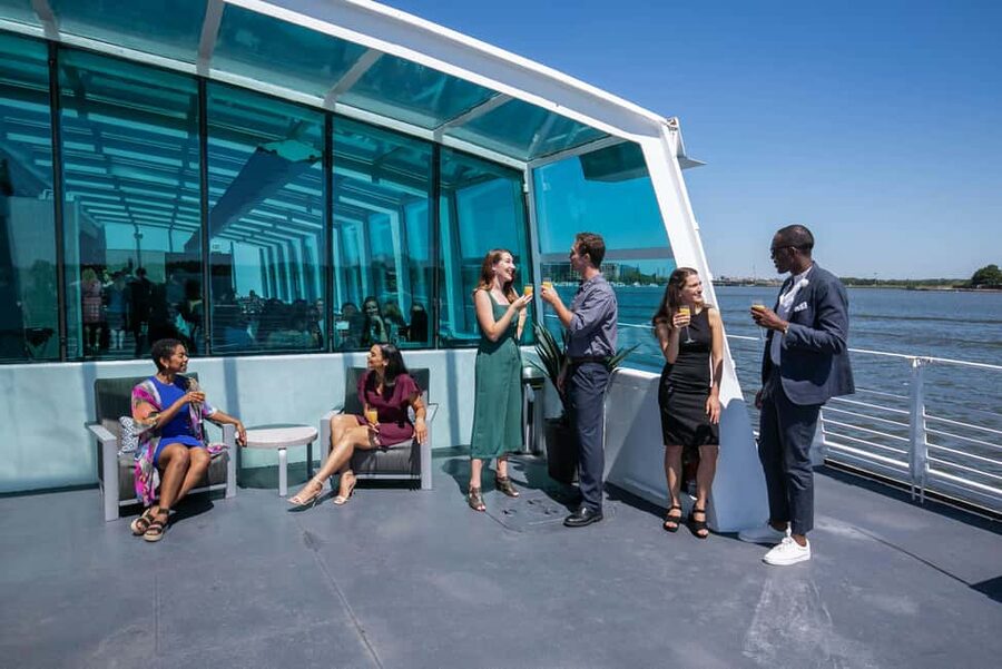 DC: City Cruises Gourmet Brunch, Lunch, or Dinner Cruise - Boarding The Odyssey and Getting Settled