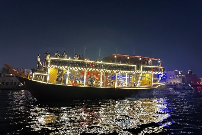 Dhow Cruise with Dinner and Live Entertainment at Dubai Al Seef - What dinner includes at the $16 price