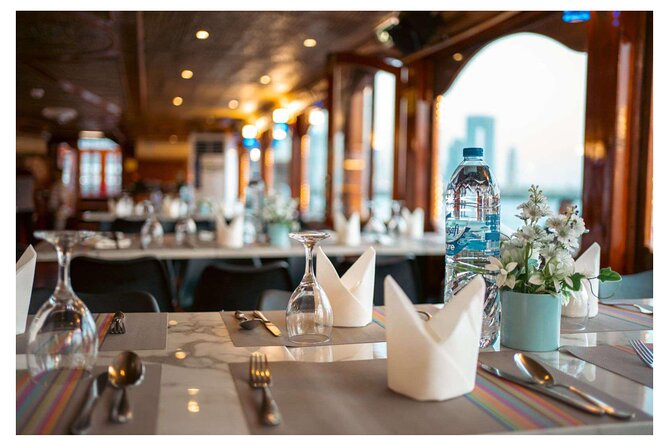 Dhow Cruise with Dinner at Dubai Al Seef - Dinner on board: good value, modest expectations