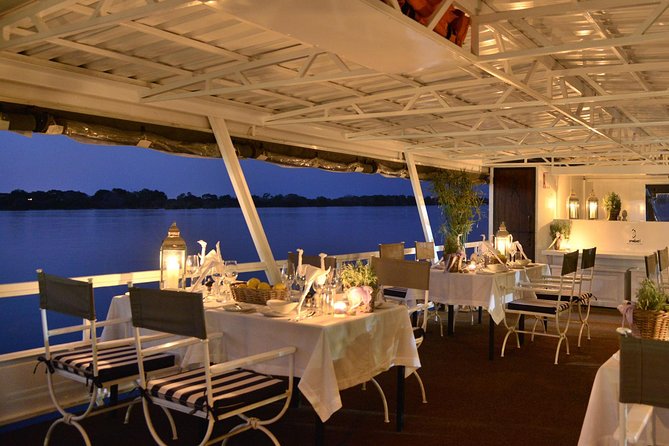 Dinner Cruise on the Zambezi River, Victoria Falls - Four courses, drinks, and a slow evening meal