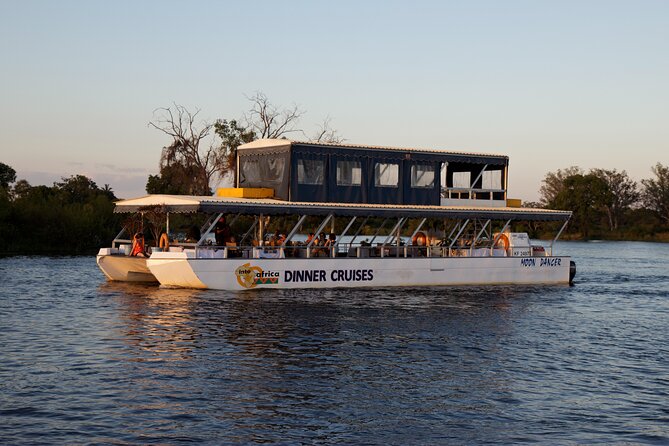 Dinner Cruise on the Zambezi River, Victoria Falls - The sunset turn back toward Victoria Falls