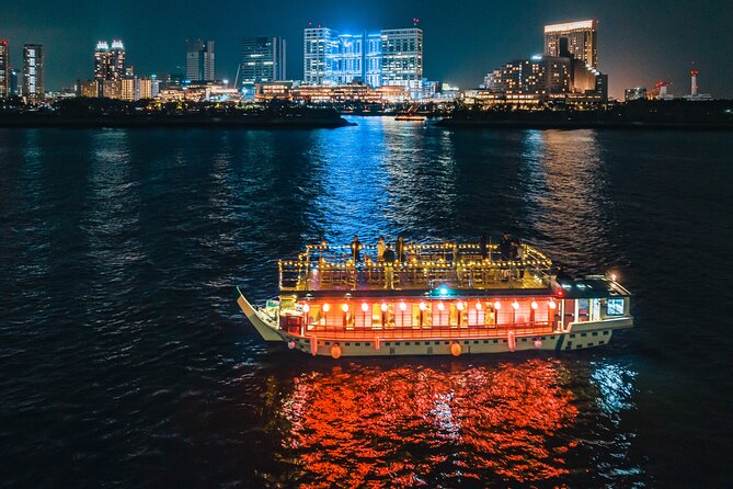 Dinner Cruise with Show, Beef Sukiyaki, Drink, Tokyo Tower Option - Beef Sukiyaki and Unlimited Soft Drinks