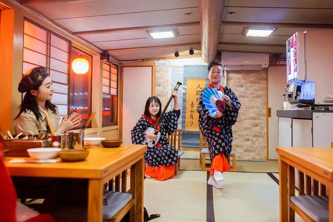 Dinner Cruise with Show, Beef Sukiyaki, Drink, Tokyo Tower Option - Odaiba, the Statue of Liberty, and Fuji TV