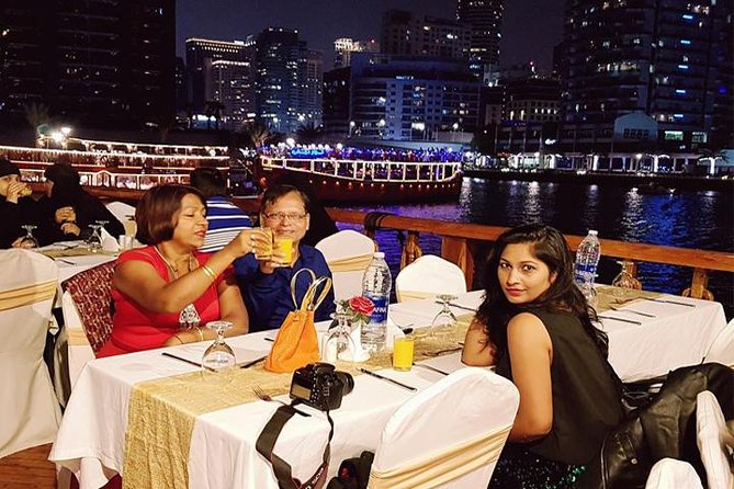 Dubai: 2-Hour Evening Dhow Cruise and Dinner - Creek, Canal, or Marina: know what scenery you may get