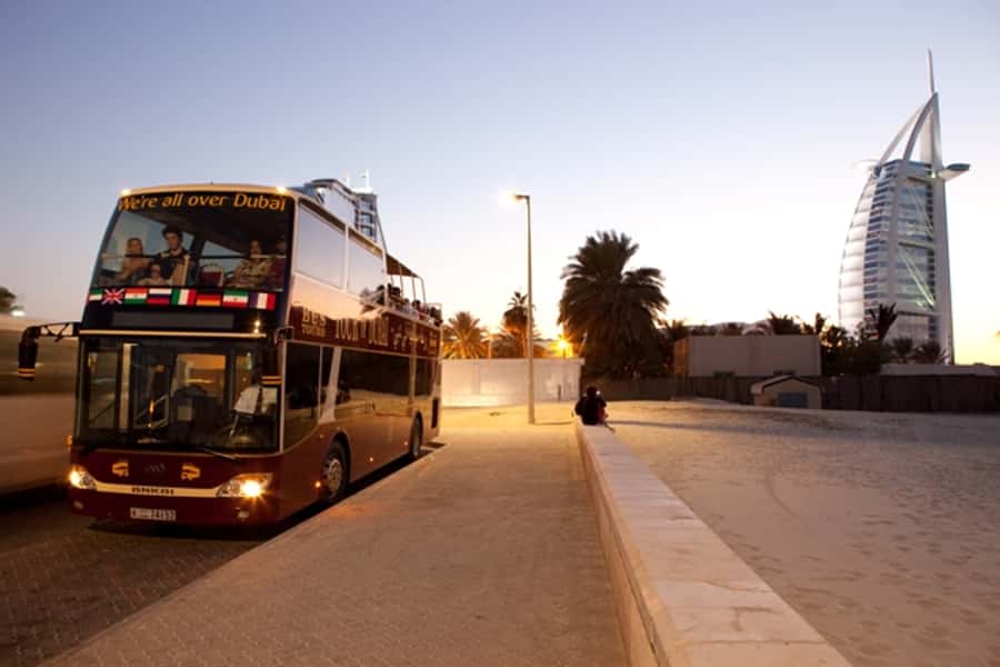 Dubai: Big Bus Panoramic Night Tour & Optional Dinner Cruise - Choosing the Dubai by Night package
