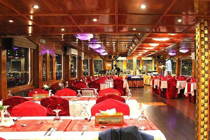Dubai Dhow Dinner Cruise Marina with pickup drop option - Boarding the Traditional Dhow