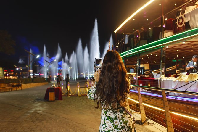 Dubai Luxury Canal Dinner Cruise with Optional Transfer - Getting to Al Faris Floating Restaurant