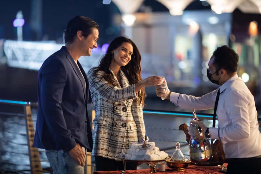 Dubai: Luxury Canal Dinner Cruise with Optional Transfers - Arriving at Al Faris near Dubai Festival City Mall