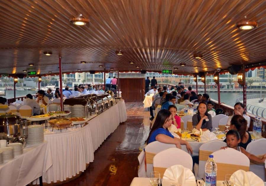 Dubai Marina Dinner Cruise with Live Entertainment(Al Wasl) - The opening ride through Dubai Marina