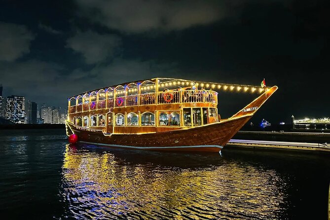 Dubai Marina Dinner Cruise with Transfers - Buffet dinner with Emirati and Continental choices