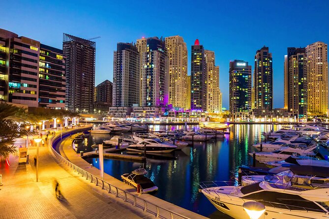 Dubai Marina Dinner Cruise with Transfers - What the $65 price includes
