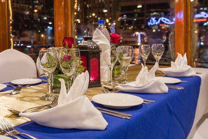 Dubai Marina: Luxury Dhow Dinner Cruise with Hotel Transfer - The Upper Deck Versus the Dining Room