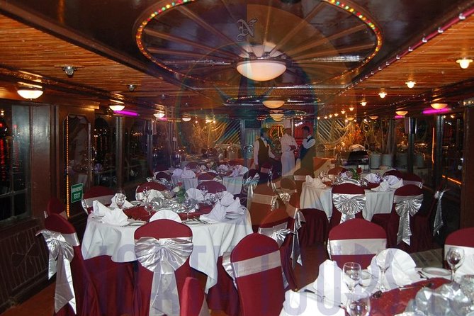 Dubai Marina Luxury Dinner Cruise with Buffet, Live Entertainment - Dubai Marina after dark, with dinner on the water