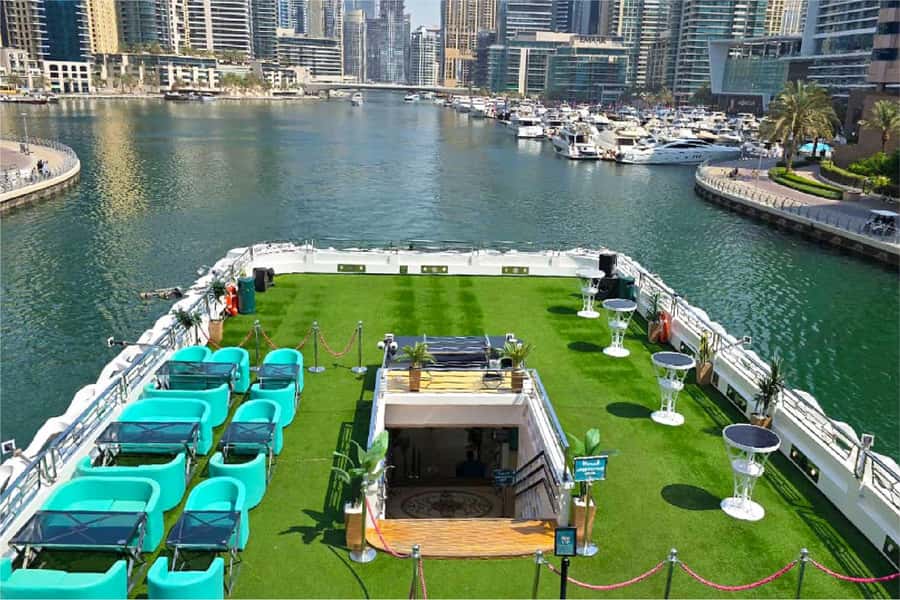 Dubai: Mega Yacht Dinner Cruise with Buffet - Practical value at $82 per person