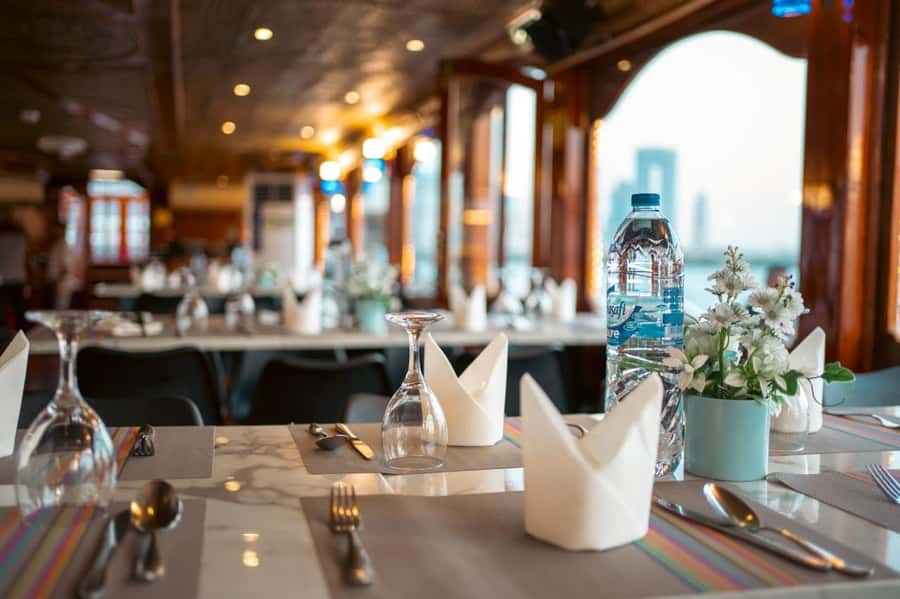Dubai: Scenic Dhow Cruise with Buffet Dinner and Live Shows - Tanoura Dancing, Music, and a Puppet Show