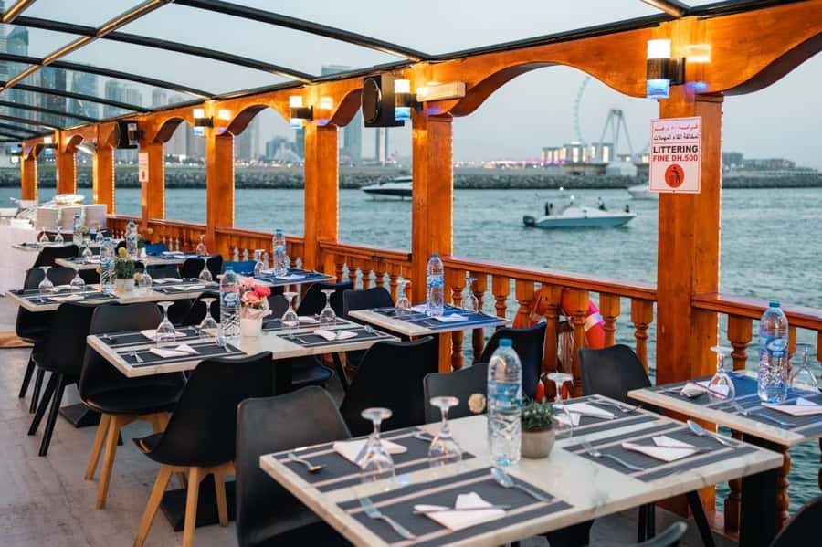 Dubai: Scenic Dhow Cruise with Buffet Dinner and Live Shows - Sunset, City Lights, and Photo Opportunities