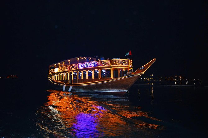 Evening Dhow Dinner Cruise in Dubai - Buffet dinner and unlimited soft drinks