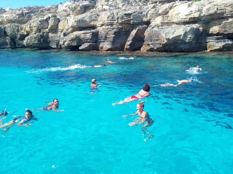 Favignana and Levanzo Boat Cruise with Lunch - Cala Rossa, Bue Marino, and Cala Azzurra