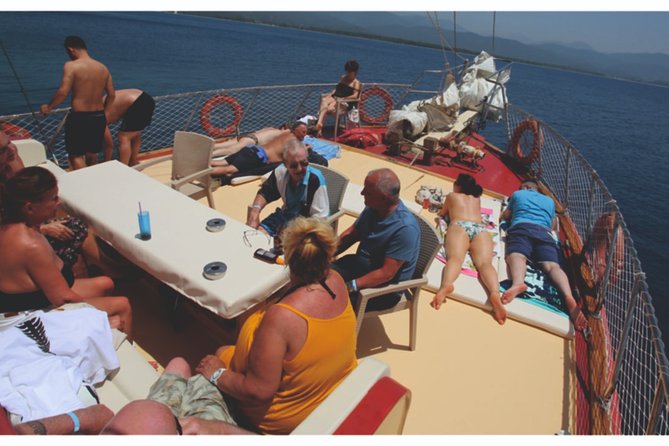 Fethiye Islands Sailing Cruise with Lunch - Cavy Bay’s cave and natural rock staircase