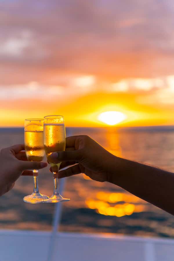 Fiji: Captain Cook Cruises Sunset Dinner Cruise with Lobster - The lobster dinner and barbecue plate