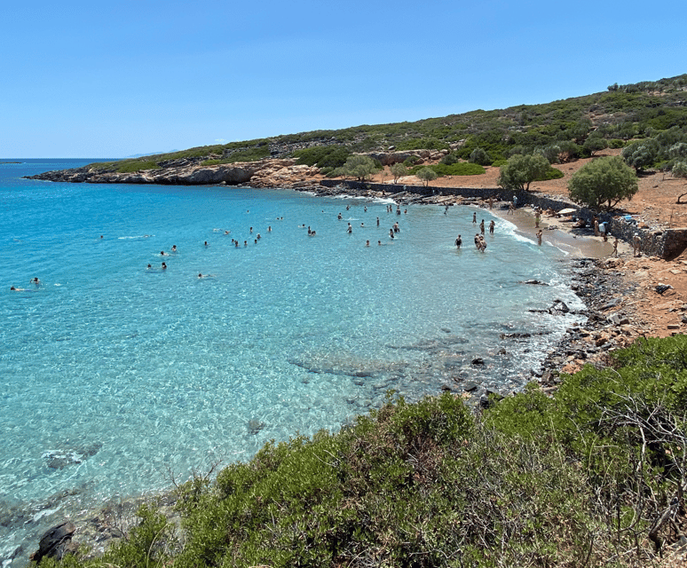 From Ag. Nikolaos: Spinalonga & Kolokytha Cruise with Lunch - Kolokytha Beach and the swimming stop
