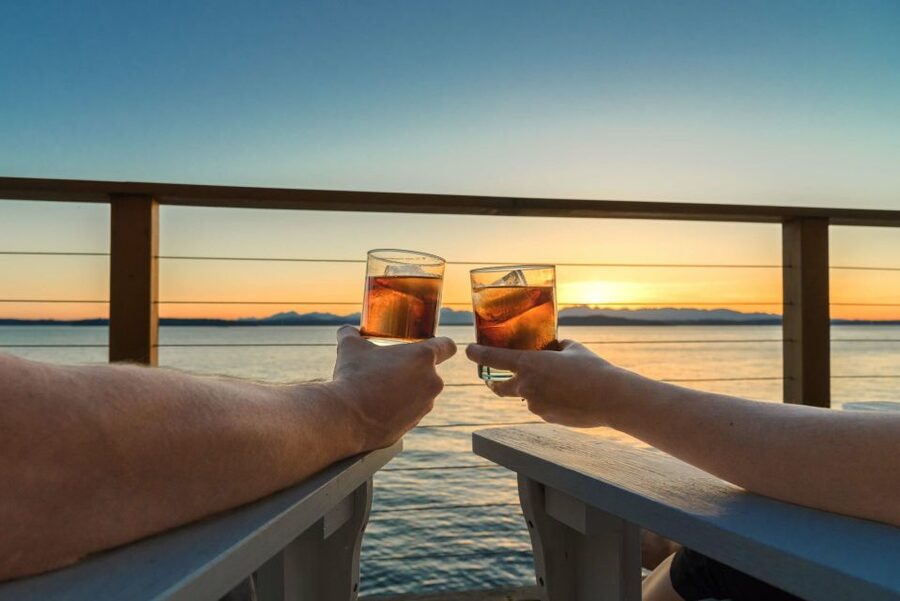 From Athens: Athens Riviera Swimming Cruise with Buffet & DJ - Sunset along the Athens Riviera
