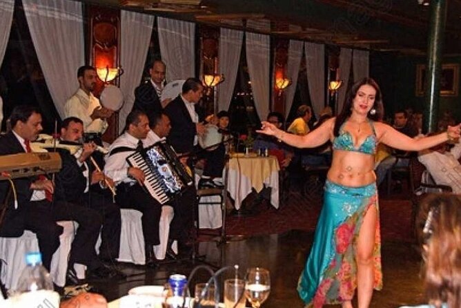 From Cairo: 5 Stars Nile Dinner Cruise with Live Entertainment - Seeing Cairo from the water after dark