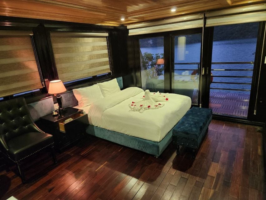 From Hanoi: 2-Day Halong Bay Cruise with Meals - Dinner, sunset, and squid fishing after dark