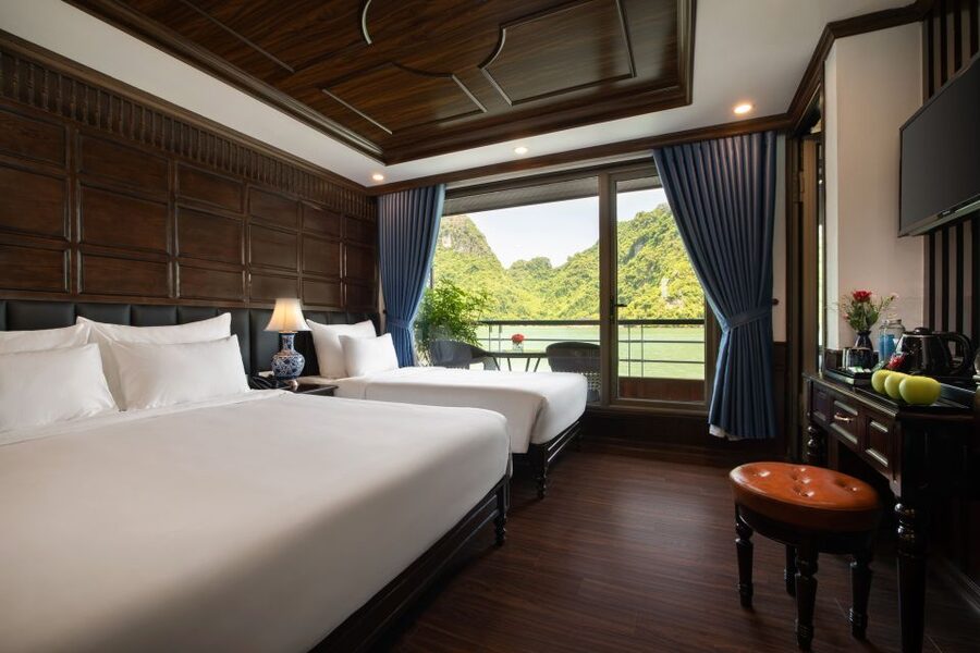 From Hanoi: 2-Day Lan Ha Bay Cruise with Meals and Cabin - Sunrise tai chi and a quieter second morning