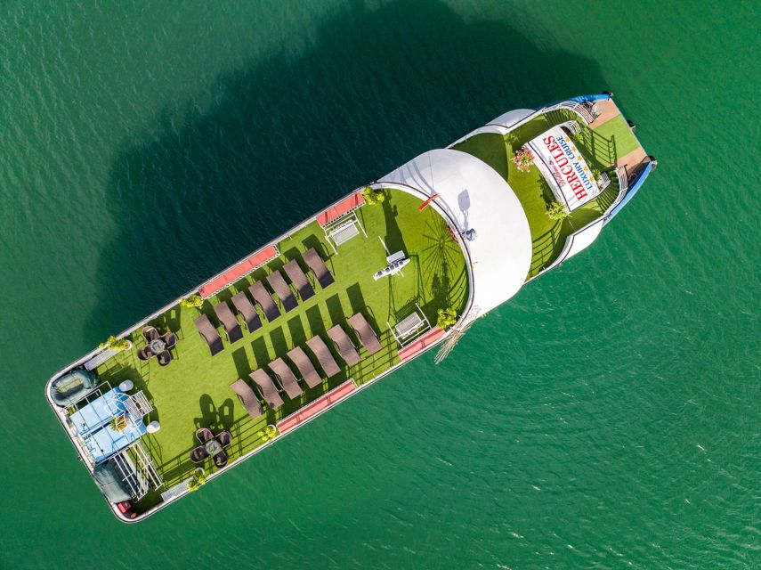 From Hanoi: Ha Long Bay 5-star Day Cruise with Buffet Lunch - Buffet lunch with a view