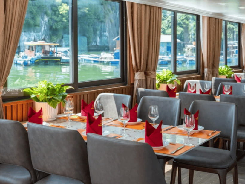 From Hanoi: Lan Ha Bay and Cat Ba Island Cruise with Lunch - The return cruise and 4:15 PM sunset snack
