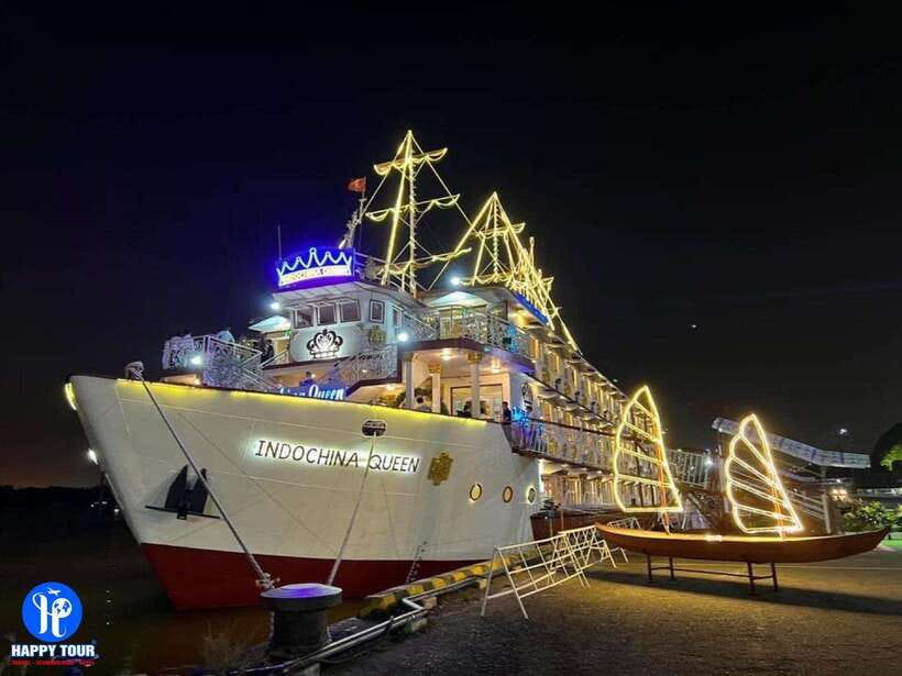 From Ho Chi Minh: Private Dinner Cruise on Saigon River Tour - Boarding the traditional wooden cruise