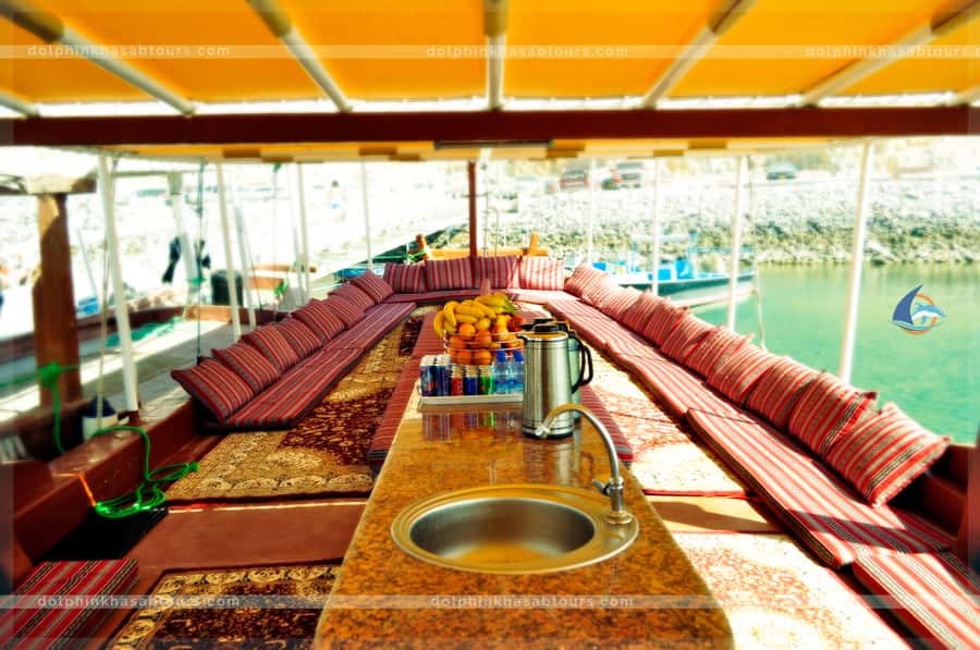From Khasab: Fjords of Musandam Dhow Cruise & Buffet Lunch - Lunch and refreshments on board