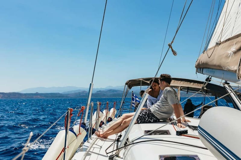 From Kissamos: Balos Gramvousa Sailing Cruise with Lunch - Leaving Kissamos for the open water