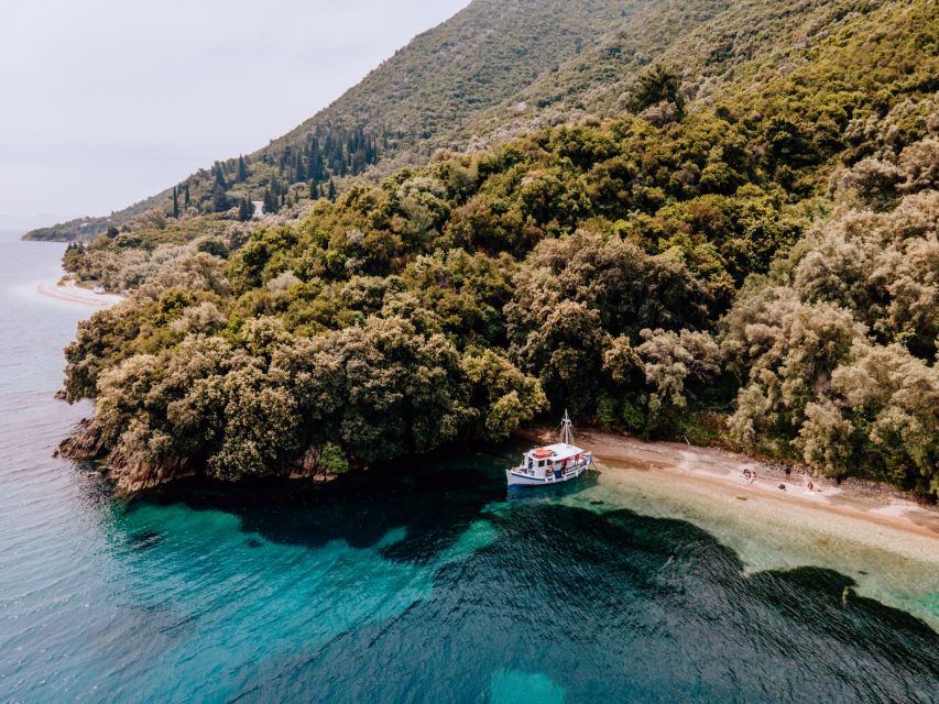 From Nidri: Marine Wildlife Cruise with Lunch and Swim Stops - Lunch on board, with local Greek flavor