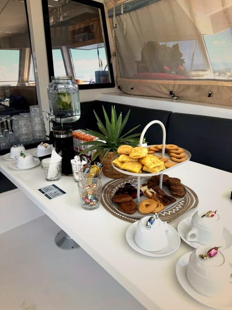 From Panormo: Private Sailing Catamaran Cruise with Lunch - The Return Sail and the Shape of the Day