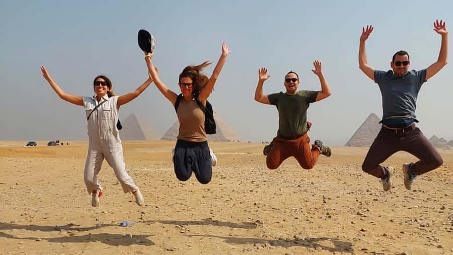 From Port said: Pyramids, Lunch Cruise, & Papyrus Institute - A change of rhythm on the Nile