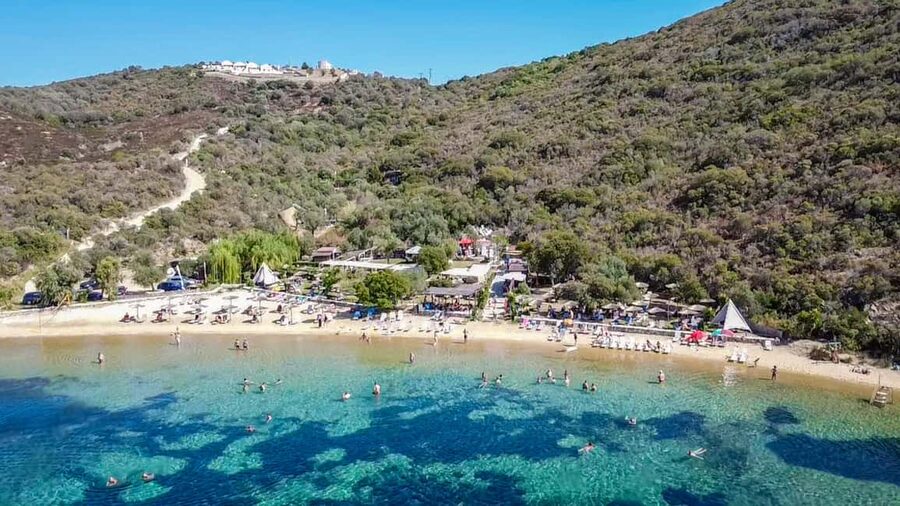 From Thessaloniki: Halkidiki Blue Lagoon Cruise with Lunch - From Thessaloniki to Ormos Panagias